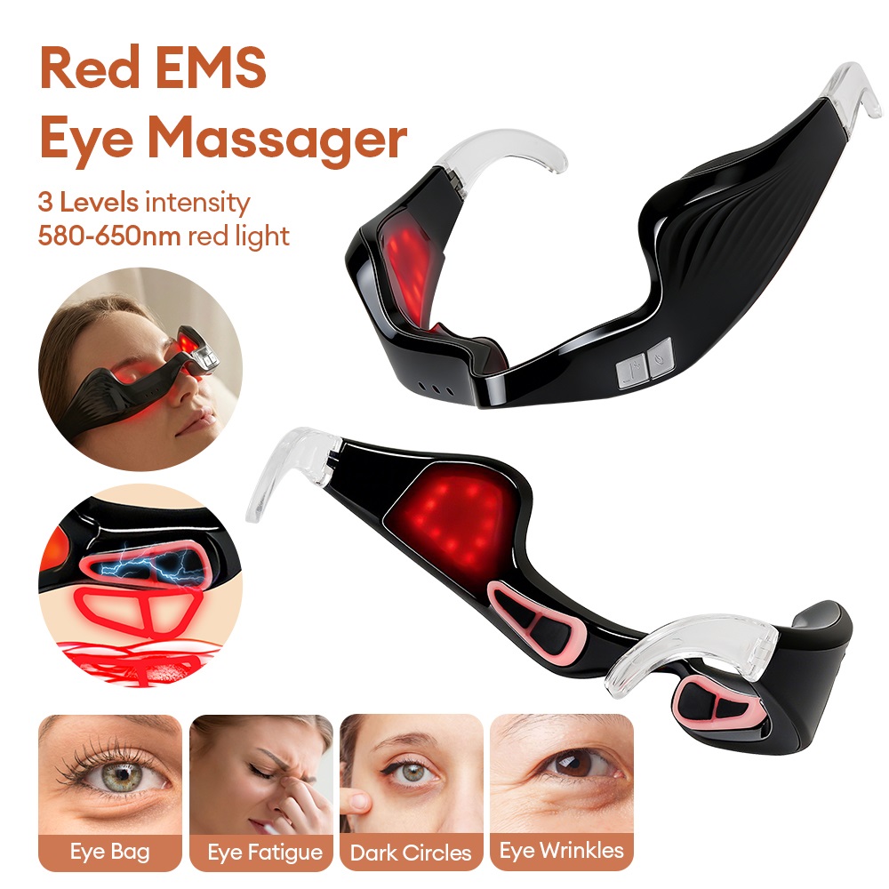 Electric Eye Massager Red Ligh - Light Therapy Glasses recension och pris