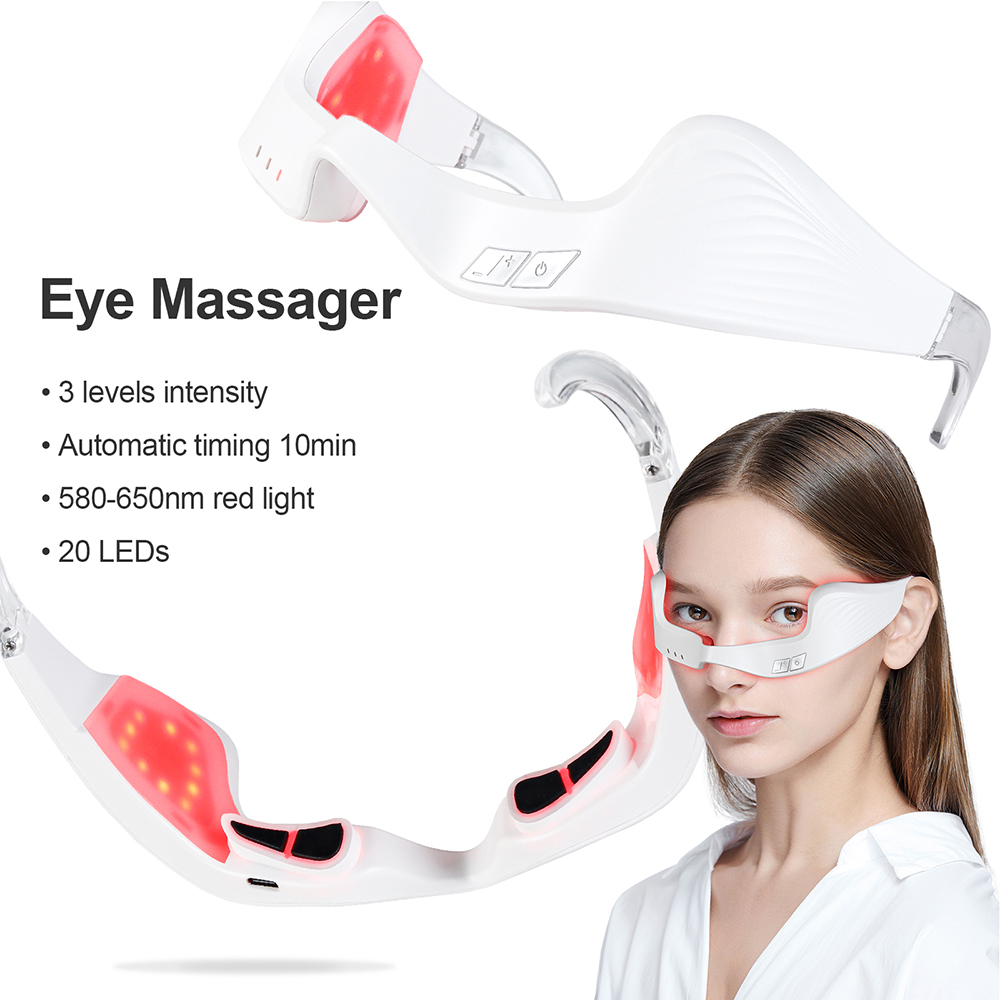 Electric Eye Massager Red Ligh - Light Therapy Glasses recension och pris