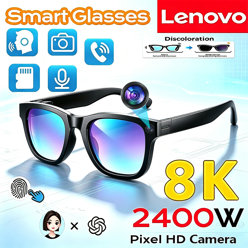 Lenovo 2400MP HD Smart AI Glas - Smart Glasses Lens recension och pris